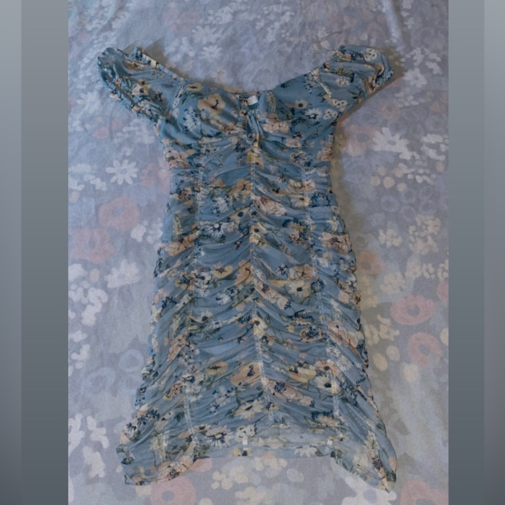 Ruched size small mini Steve Madden dress